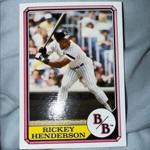 Rickey Henderson Baseball Card